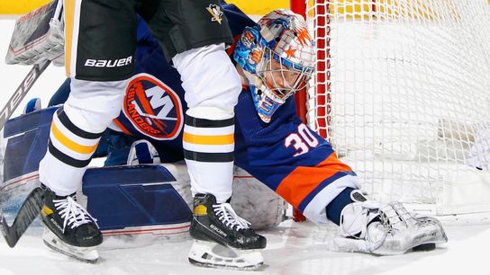 Penguins recover from first-period mistakes, earn point vs. Islanders taken in Elmont, N.Y. (Penguins)